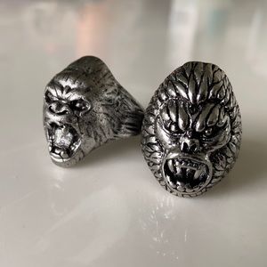 Bigfoot King Kong “Silver” Ring Set
